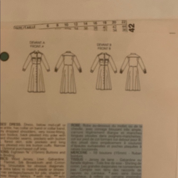 Calvin Klein Vogue Pattern - Picture 3 of 3